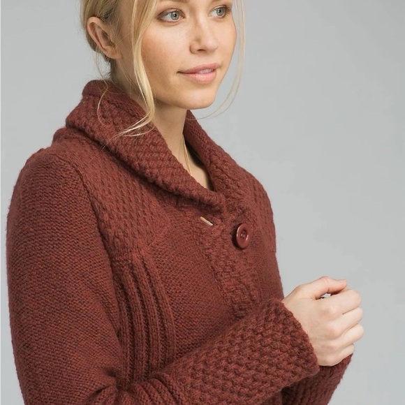 prAna Elsin Sweater Coat. Size M. - Picture 7 of 12
